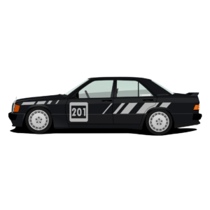 W201 16V Design Kit Aufkleber DTM