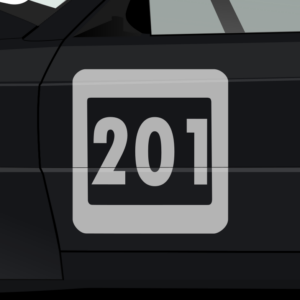 W201 Startnummer - Produktbild